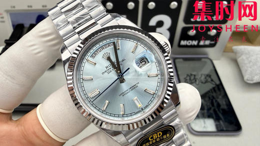 CBD配重版 V9升级版 重量200克+ 劳力士星期日历型系列 日志40mm 3255一体机 冰蓝盘DD 商品图2