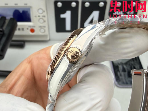 Rolex劳力士GS日志型系列 女款31mm 日志31系列 间玫金紫盘 女士腕表 搭载改Cal.2236全自动机械机芯 商品图5