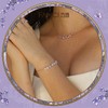 Fanci范琦紫藤花微笑手链女925银原创设计送女友生日礼物 商品缩略图3
