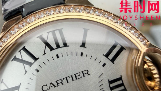 CR卡地亚蓝气球系列 中号33mm 玫金钻圈 女士腕表 商品图4