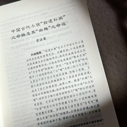 文统与诗脉 古代文学理论研究第六十二辑 商品图8