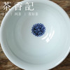 茶香记秋葵手绘青花小盖碗古韵满满兼实用性高性价比陶瓷泡茶碗 商品缩略图3