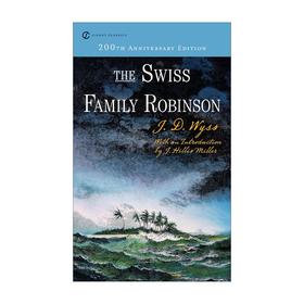 瑞士家庭鲁宾逊 鲁滨逊 海角一乐园 英文原版书 The Swiss Family Robinson 英文版冒险小说 迪斯尼电影原著正版进口书籍