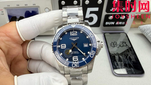 CR浪琴康卡斯43系列 蓝色盘 深海之蓝 康卡斯43mm 男士腕表 商品图0