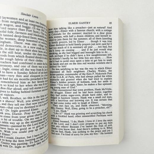 正版 孽海痴魂 英文原版书进口小说 Signet Classics Elmer Gantry 英文版 诺贝尔奖及普利策奖作者 辛克莱刘易斯 商品图2