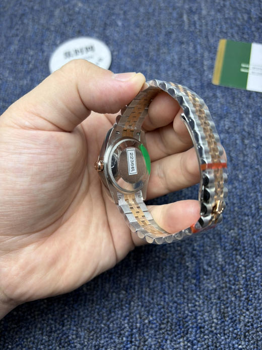 Rolex劳力士GS日志型系列 女款31mm 日志31系列 间玫金香槟金 女士腕表 搭载改Cal.2236全自动机械机芯 商品图5