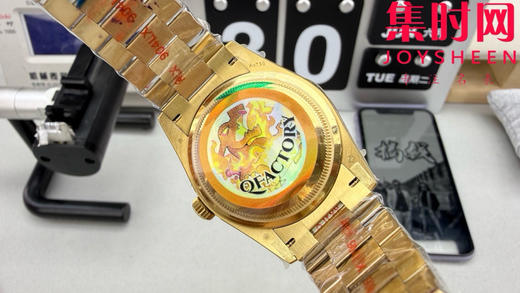 QF配重版 重量150克+ 劳力士星期日历型系列“无字天书”日志36mm 男士腕表 表径36mm 小手腕福音 商品图8