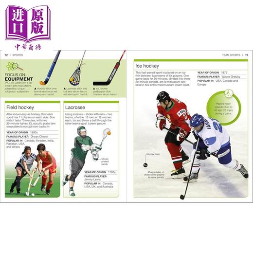 预售 【中商原版】DK口袋天才系列 运动 Pocket Genius Sports Facts at Your Fingertips Revised 英文原版 DK 商品图3