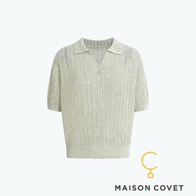 MAISON COVET 镂空polo上衣