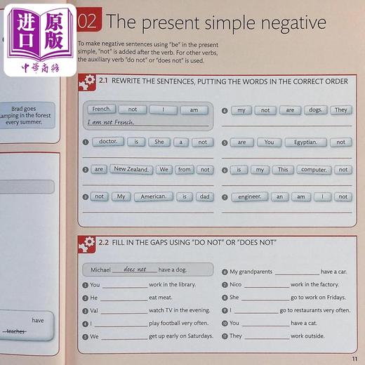 【中商原版】人人学英语语法练习册 英文原版 DK-English for Everyone English Grammar Guide Practice Book 英语学习 商品图2
