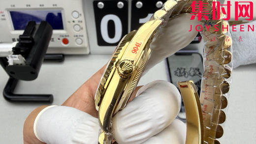 QF配重V5版 重量180克+ 劳力士星期日历型系列 日志40mm 墨绿盘 桌绿DD 男士腕表 商品图5