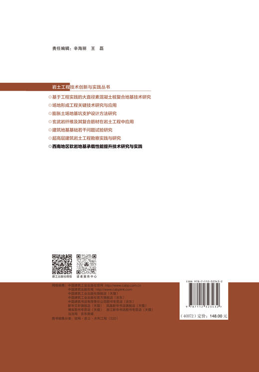 岩土工程技术创新与实践丛书 西南地区软岩地基承载性能提升技术研究与实践 商品图1