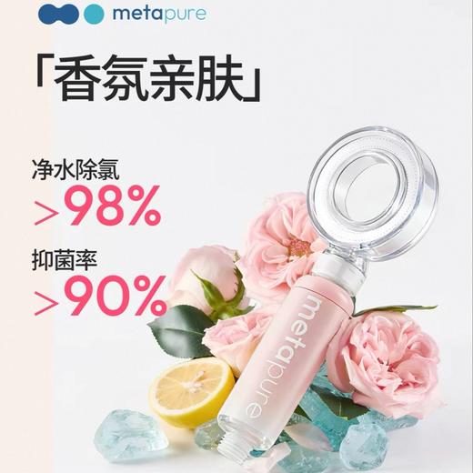 【香氛款】【净水软水+抑菌+除氯+增压】【淋浴花洒+洗手盆龙头适用】美塔璞儿-净水花洒滤芯组合（两芯一头规格送沐浴球*1） 商品图7