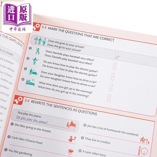 【中商原版】人人学英语语法练习册 英文原版 DK-English for Everyone English Grammar Guide Practice Book 英语学习 商品图1