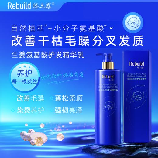 【每购1瓶即送价值49元同款100ml1瓶试用】臻玉露Rebuild生姜氨基酸润养洗发露、护发精华乳、润肤沐浴露 商品图6