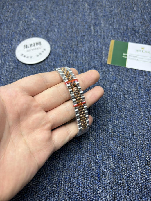 Rolex劳力士GS日志型系列 女款31mm 日志31系列 间玫金香槟金 女士腕表 搭载改Cal.2236全自动机械机芯 商品图6