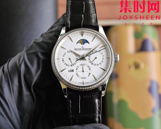 名表三大复杂功能之一的“万年历”研发成功！V9积家大师万年历系列 男士自动机械表 表径39mm（白面130842J，黑面1308470，金面1302520，灰面130354J）奇异博士同款 商品图0