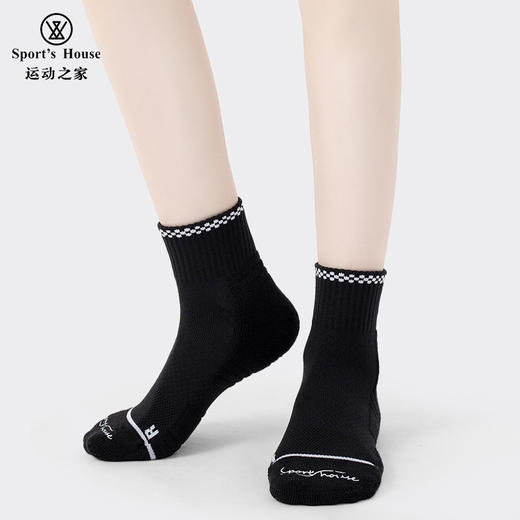 【加厚毛圈吸汗缓震 强力支撑足弓】10A 级抑菌Sport's House运动之家 运动袜（左右脚分版型 后跟增设防磨 “小耳朵”） 商品图11