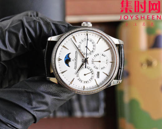 名表三大复杂功能之一的“万年历”研发成功！V9积家大师万年历系列 男士自动机械表 表径39mm（白面130842J，黑面1308470，金面1302520，灰面130354J）奇异博士同款 商品图1