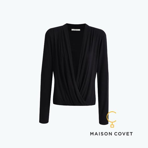 MAISON COVET  V领弹力针织上衣 商品图3