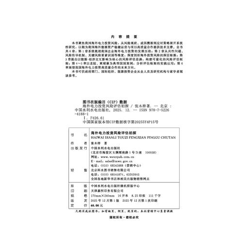 海外电力投资风险评估初探 商品图2