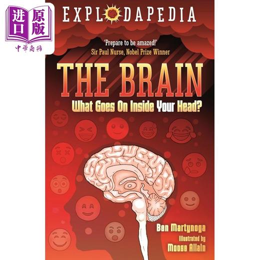 预售 【中商原版】爆炸百科系列 大脑 英文原版 百科全书 生物百科 Explodapedia The Brain 自然科学  商品图0