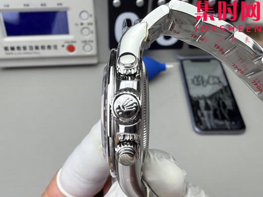 劳力士宇宙计型m126500 VS迪通拿 VS新款包边迪通拿黑陶迪 丹东4131一体机 包边陶瓷圈 男士腕表 商品图5