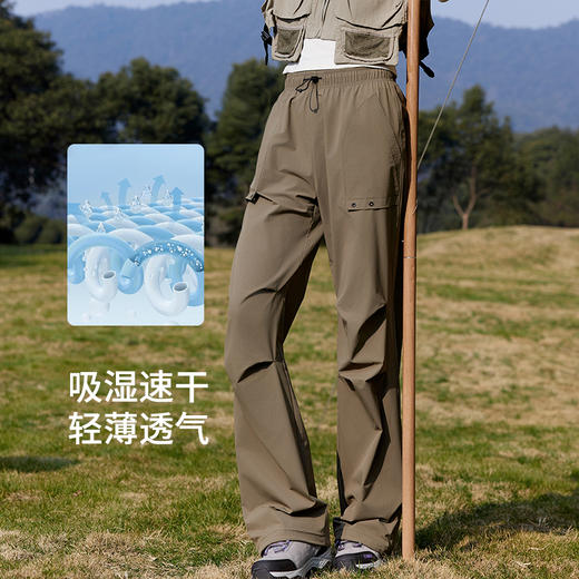 【特价清仓，抢完下架】【户外必备，清凉舒爽】酷小仙夏季新款情侣款速干户外工装裤防晒防蚊透气男女运动健身凉感长裤 商品图1