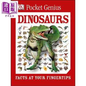 预售 【中商原版】Pocket Genius Dinosaurs Facts at Your Fingertips 英文原版 口袋天才 恐龙 指尖上的事实 DK