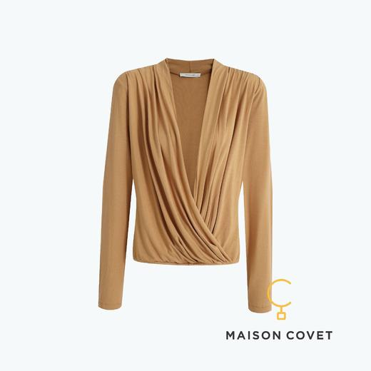 MAISON COVET  V领弹力针织上衣 商品图2