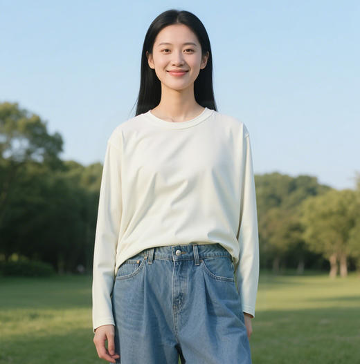 【反季特惠】【抗菌 加绒保暖】COMBO康博 男女款圆领长袖打底衫KBX22260DRYL255 商品图5