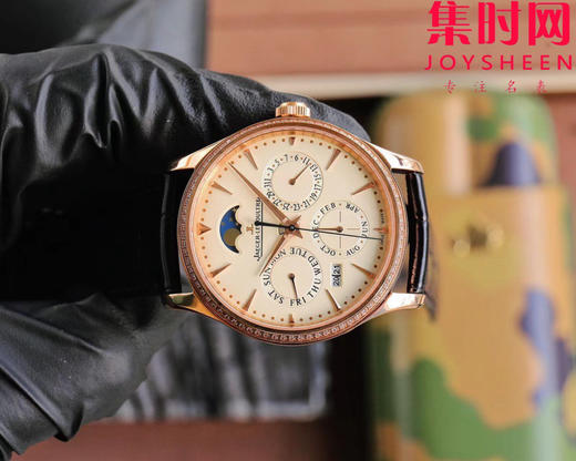 名表三大复杂功能之一的“万年历”研发成功！V9积家大师万年历系列 男士自动机械表 表径39mm（白面130842J，黑面1308470，金面1302520，灰面130354J）奇异博士同款 商品图1