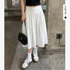 西遇松紧腰百褶半身裙女2026年夏季新款垂顺宽松遮胯显A字中长裙SS060686 商品缩略图0