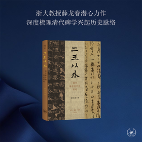 二王以外：清代碑学的历史思考 薛龙春 著 三联书店