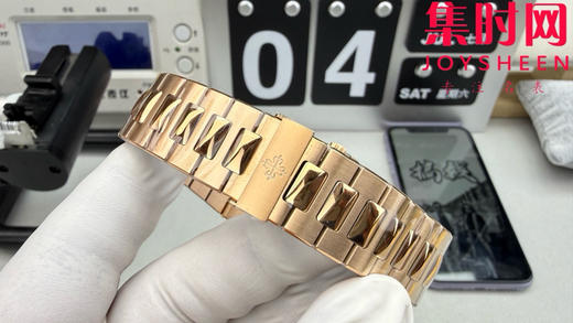 BBF百达翡丽鹦鹉螺系列 鹦鹉螺5711 玫金咖啡面 丹东324一体机 男士腕表 表径40mm 商品图7