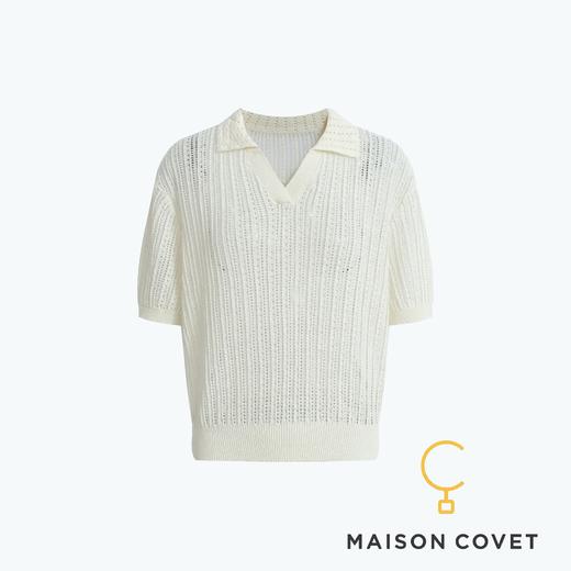 MAISON COVET 镂空polo上衣 商品图1