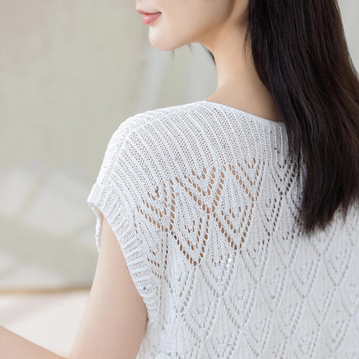 苏苏姐家月纹上衣手工diy衣服棒针毛线团自制材料包 商品图4