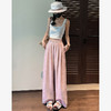 西遇奶芙山本裤女2026年夏季新款薄款宽松高腰垂感小个子阔腿裤SS060690 商品缩略图2