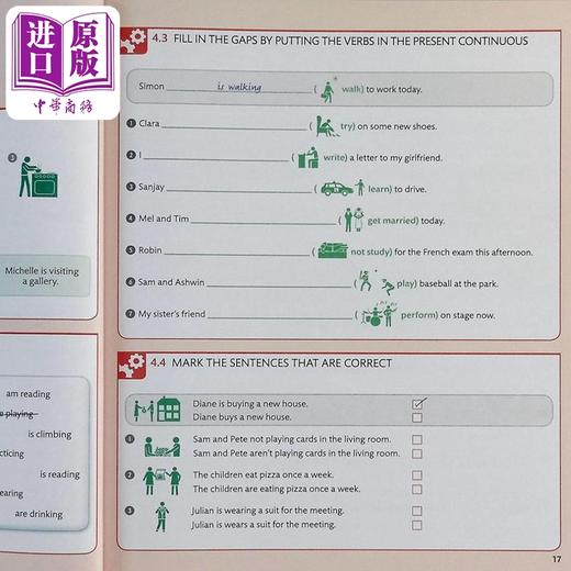 【中商原版】人人学英语语法练习册 英文原版 DK-English for Everyone English Grammar Guide Practice Book 英语学习 商品图3
