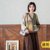 苏苏姐家秋阑复古开衫手工编织衣服毛线团自制材料包 商品缩略图0
