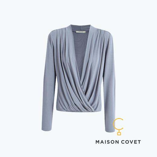 MAISON COVET  V领弹力针织上衣 商品图1