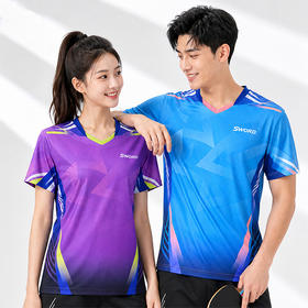 Sword世奥得乒乓球服SS69乒乓球短袖男款女款速干透气比赛服