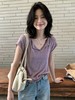 老钱风莱赛尔亚麻针织防晒衫 ｜ 定染丁香紫，高级显白！清凉亚麻，夏天好温柔～【3-7天发货】 商品缩略图0