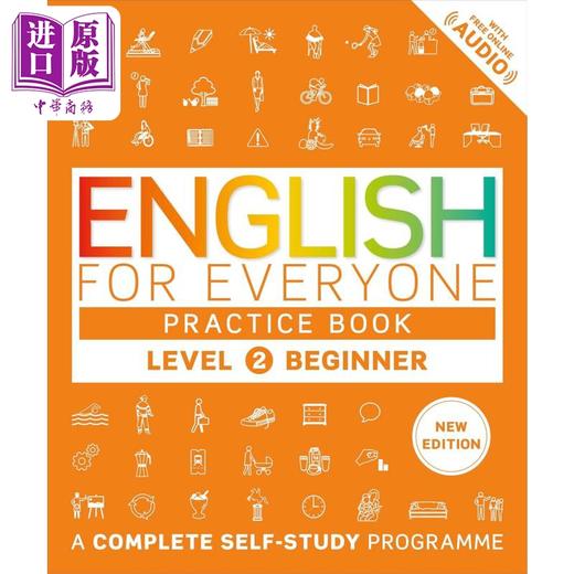 【中商原版】2024新版DK人人学英语练习册2 DK English for Everyone Practice Book Level 2 Beginner 英文原版 托福雅思备考 商品图1