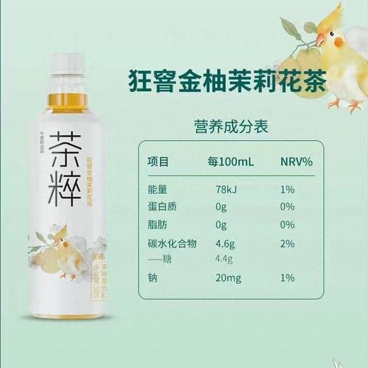 茶粹500ml狂窨金柚茉莉花茶 商品图1