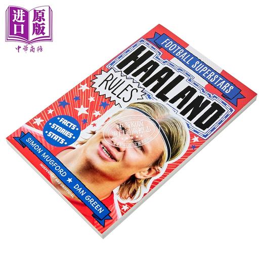 预售 【中商原版】足球明星传 埃尔林.哈兰德 Football Superstars Haaland Rules 英文原版 进口童书 励志故事 小球迷读物 球星传 商品图1