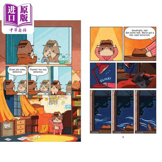 【中商原版】豆子侦探1 Detective Beans 英文原版 儿童漫画绘本 充满冒险和趣味的侦探推理故事 图画小说 进口童书 8岁以上 商品图4