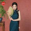 逸红颜《珐粹》26年夏新款纯色暗纹提花真丝香云纱国风素雅旗袍女 商品缩略图2