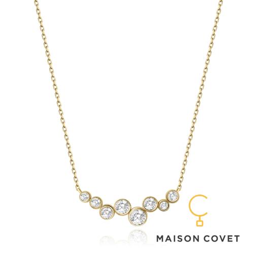 MAISON COVET 不规则圆形培育钻石排钻项链 商品图0