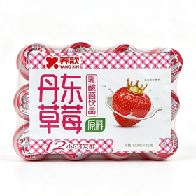 养歆100ml*12丹东草莓味乳酸菌饮料